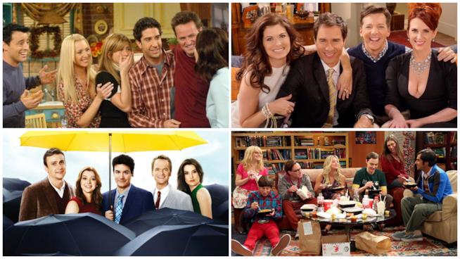 Le sitcom più belle Friends, Will & Grace, How I Met Your Mother e The Big Bang Theory