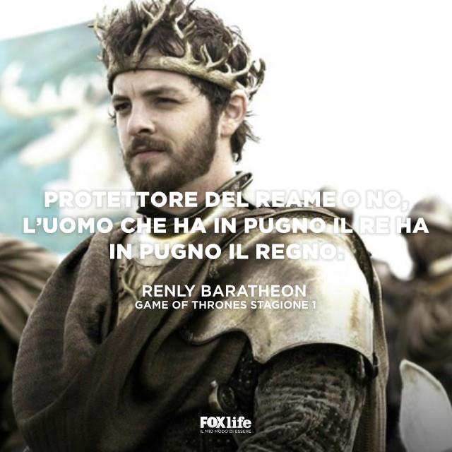Frase Renly Primo piano Renly