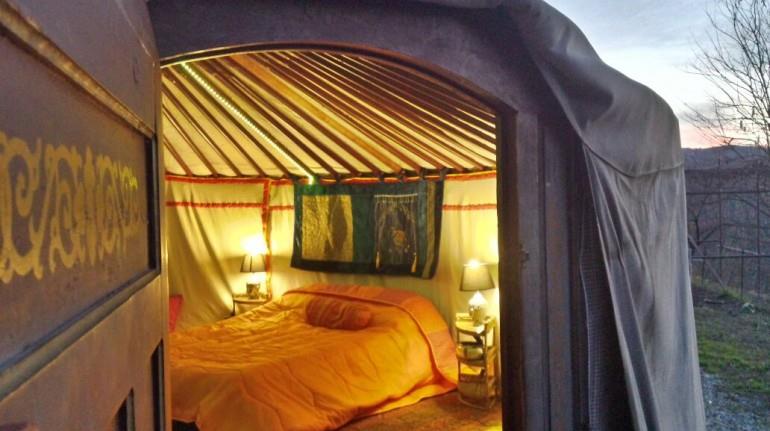 Glamping: una yurta nel torinese