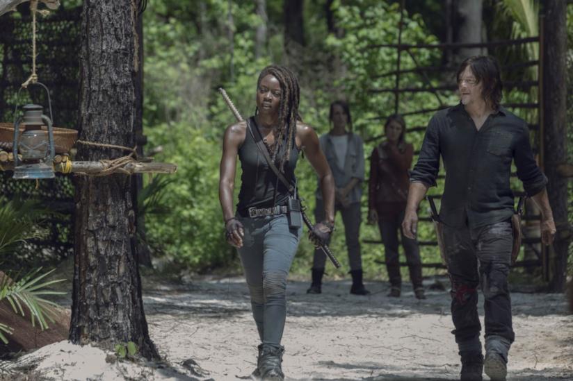The Walking Dead stagione 10 Michonne e Dayl nella stagione 10 di walking dead