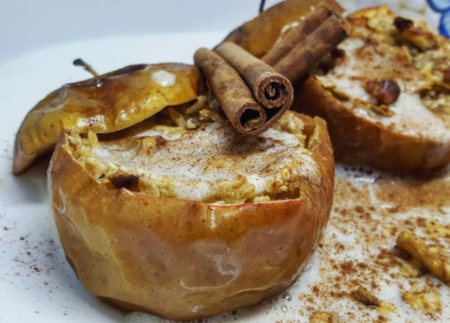 Mela ripiena Frutta cotta al forno