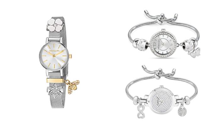Orologio da polso con charms di tendenza per l'estate 2018 Con charms, l'orologio da polso da donna per l'estate 2018