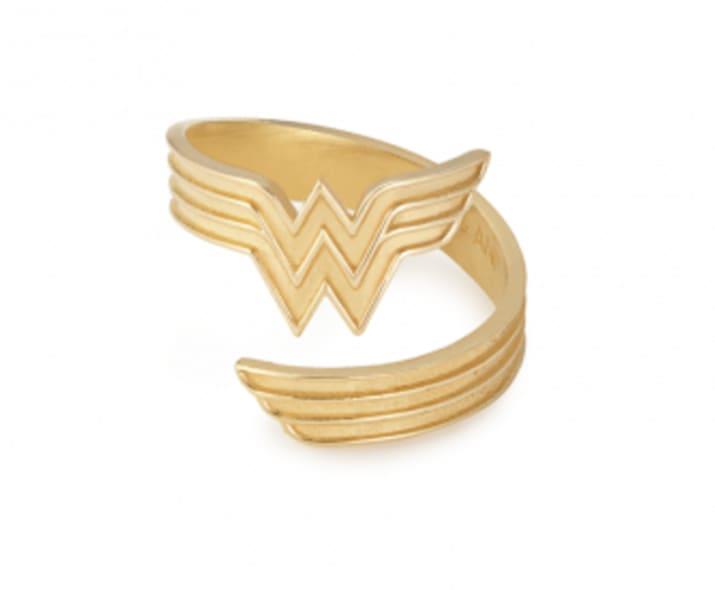 Anello Wonder Woman Anello a spirale con logo Wonder Woman