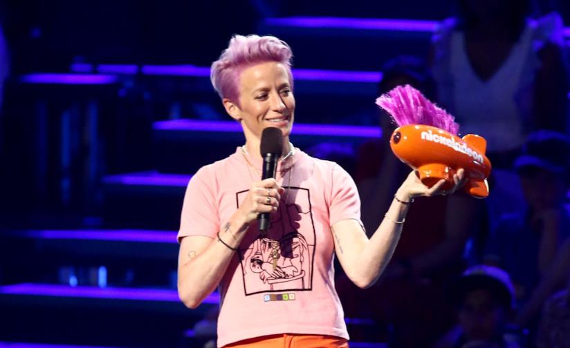Megan Rapinoe e il nuovo colore di capelli Megan Rapinoe agli ESPY 2019