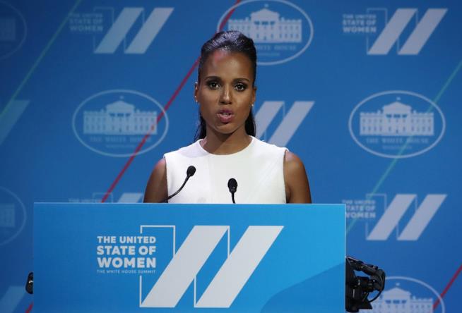 Kerry Washington esprime la sua opinione sulle elezioni presidenziali Primo piano di Kerry Washington