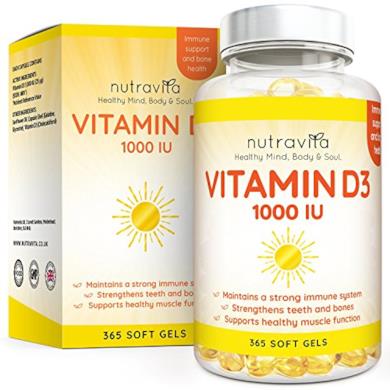 Vitamina D3 fornitura per un anno