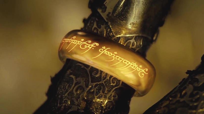 L'anello de Il Signore degli anelli Una scena de Il Signore degli anelli