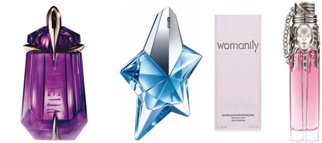 I profumi di Thierry Mugler: Alien, Angel. Womanity Le fragranze Mugler più amate, in attesa della nuova creazione Aura