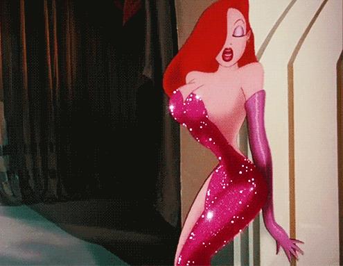 Jessica Rabbit Jessica Rabbit si muove contro un muro