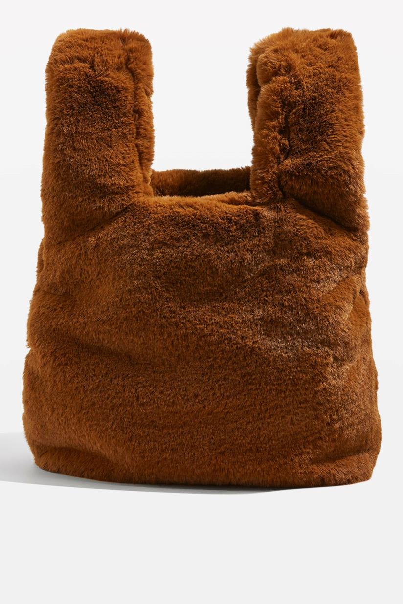 Borsa Topshop in finto pelo da regalare a Natale Borsa Topshop in finto pelo per regali di Natale