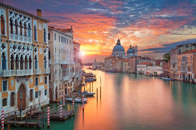 Venezia Venezia al tramonto