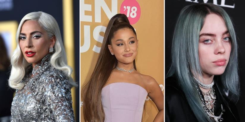 lady gaga ariana grande e billie eilish le cantanti lady gaga ariana grande e billie eilish