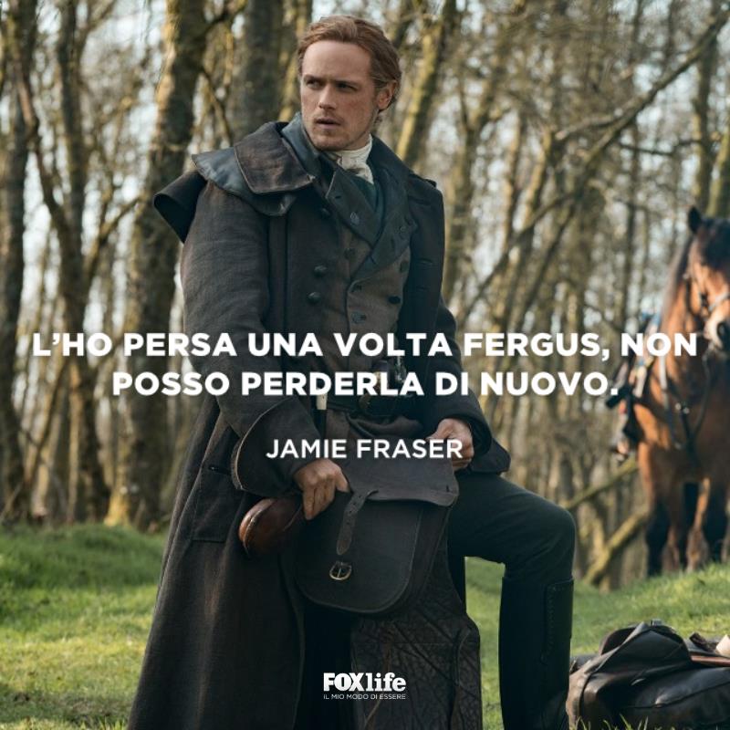 Frase Jamie Fraser sull'amore Jamie Fraser su una collina