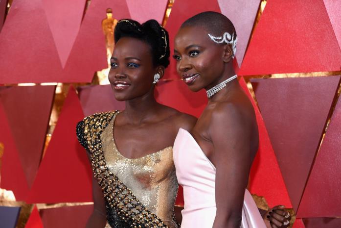 Oscar 2018: il meglio dei look da red carpet Lupita Nyong'o e Danai Gurira agli Oscar