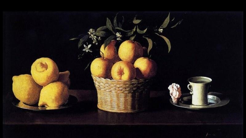 Un'antica rappresentazione del caffè Natura morta di Francisco de Zurbaran