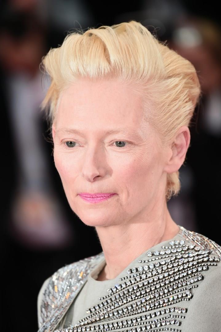 Cannes 2019: le meglio truccate e pettinate Tilda Swinton primo piano