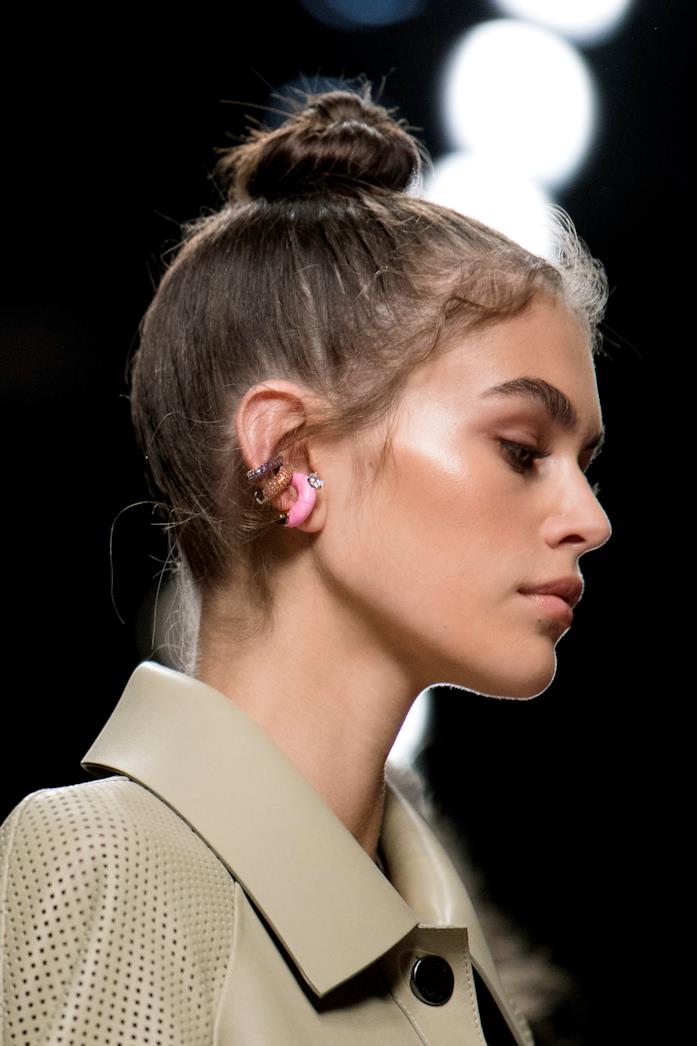 Orecchini Fendi Dettaglio Orecchini alla sfilata Fendi SS19