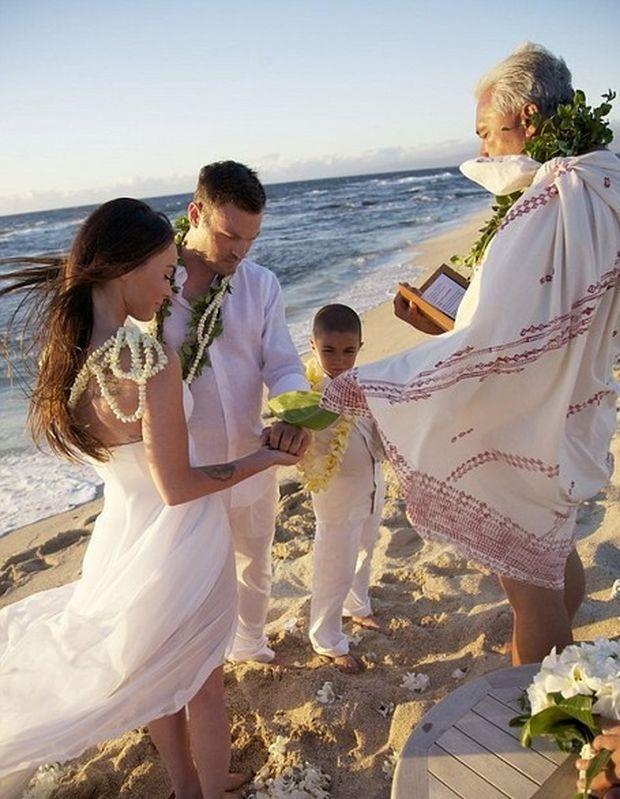 Matrimonio Meghan Fox Brian Austin Green Un momento delle nozze tra Meghan Fox e Brian Austin Green