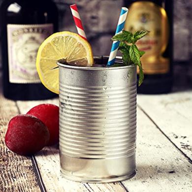 Barattolo di latta per cocktail