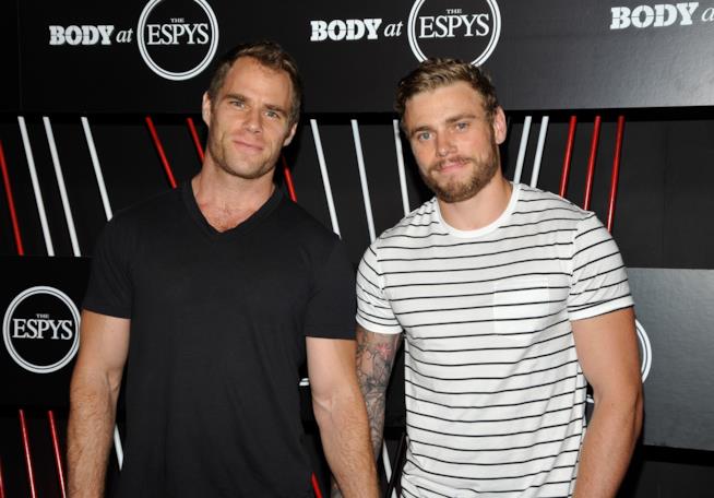 Gus Kenworthy ed il partner Matthew Wilkas Gus Kenworthy e Matthew Wilkas