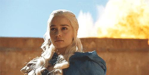 Il Trono di Spade Daenerys Targaryen, interpretata da Emilia Clarke