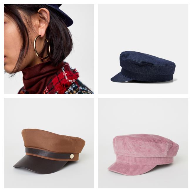 Cappelli da marinaio di tendenza per l'autunno 2018 Da marianio, i cappelli di moda per l'A/ 2018-19