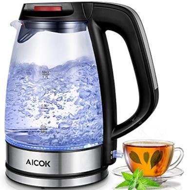 Aicok Bollitore Elettrico in Vetro