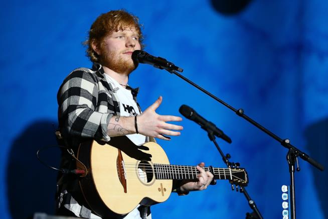 Il cantante Ed Sheeran Ed Sheeran