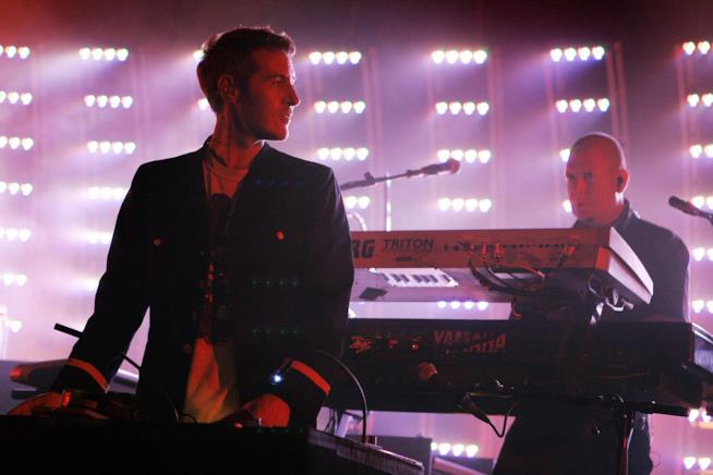 Robert Del Naja dei Massive Attack potrebbe essere Banksy Robert Del Naja durante un concerto dei Massive Attack