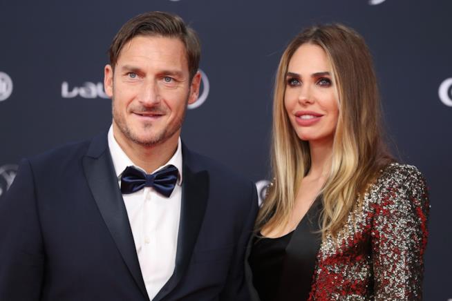 Francesco Totti e la moglie Ilary Blasi Francesco Totti e Ilary Blasi