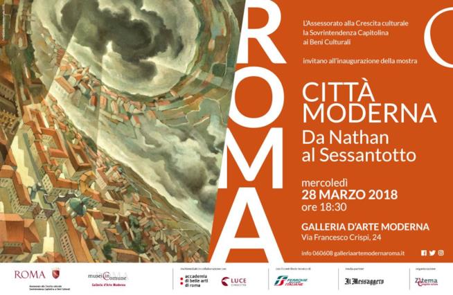 Roma città moderna. Da Nathan al Sessantotto in mostra a Roma Banner della mostra