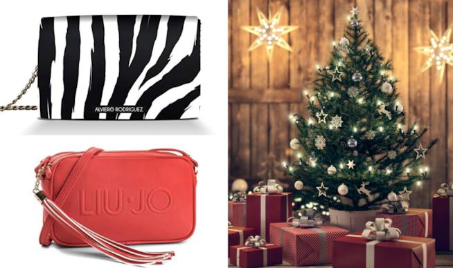 Le borse low cost da regalare a Natale Albero di Natale con due borse