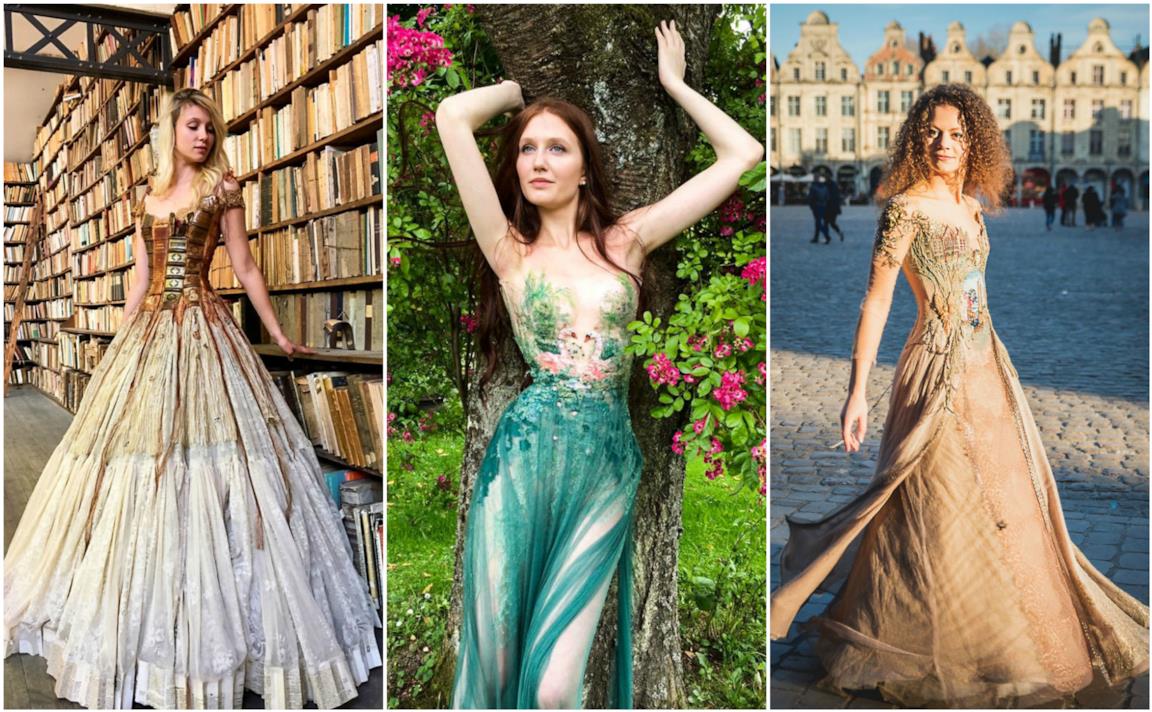 Gli abiti della designer Sylvie Facon