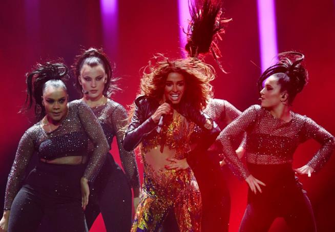 Eleni Foureira all'Eurovision Song Contest 2018 La performance di Eleni Foureira all'Eurovision Song Contest 2018