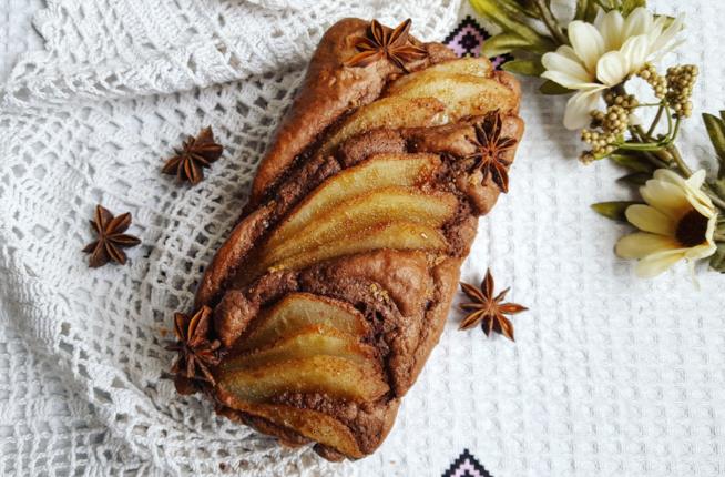 Plumcake alle pere Dolce con frutta e spezie