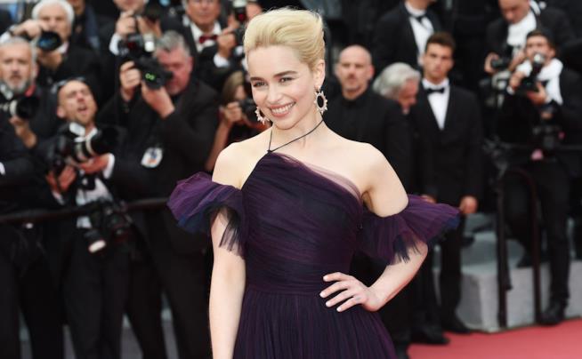 Emilia Clarke a Cannes Emilia Clarke sul red carpet di Cannes