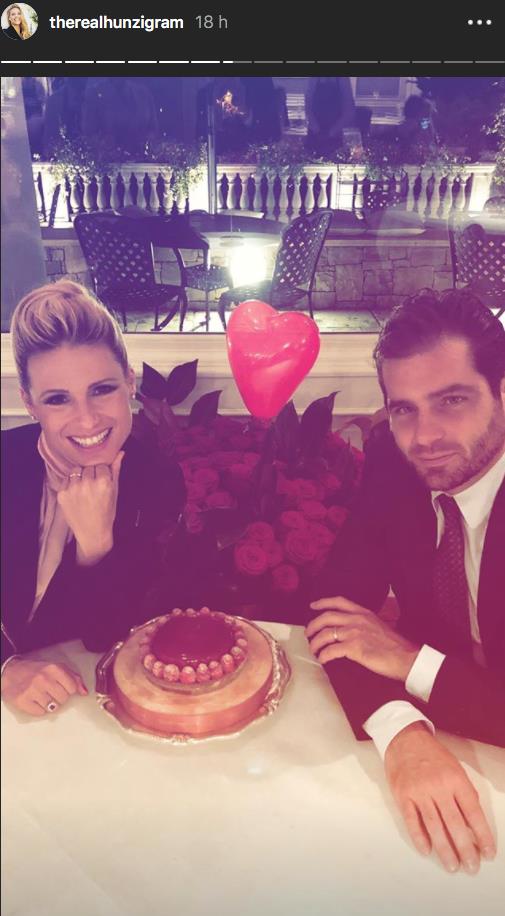 Michelle Hunziker festeggia l'anniversario con Tomaso Trussardi Michelle Hunziker e Tomaso Trussardi a cena