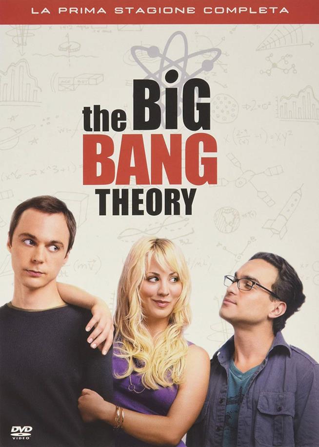 The big bang theory Sheldon, Penny e Leonard in copertina DVD
