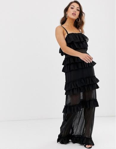 Maxi dress nero