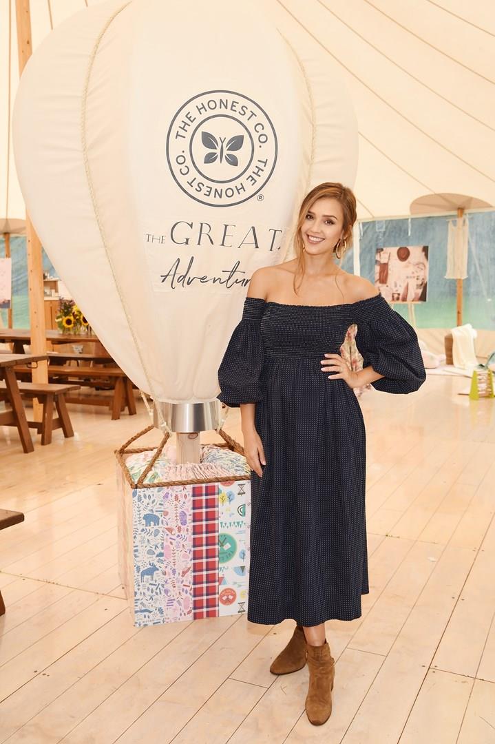 Jessica Alba e lo stile di vita sano in gravidanza Jessica Alba durante un evento organizzato da The Honest Company