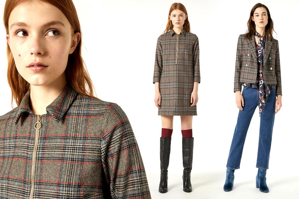 Capi e accessori tartan per l'inverno 2018