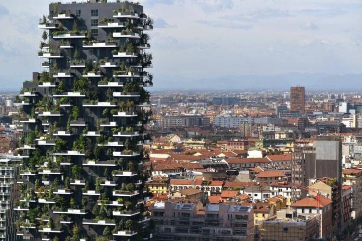 Skyline Milano, il grattacielo Bosco Verticale Bosco Verticale, grattacielo dello skyline di Milano