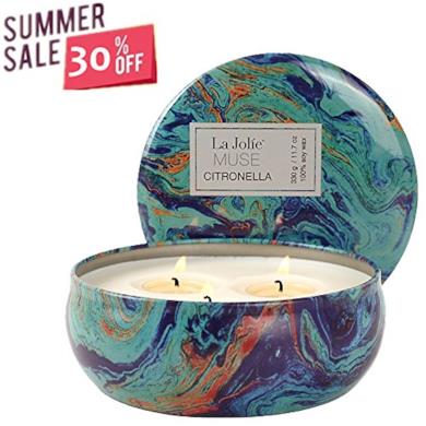 Candele alla citronella antizanzare