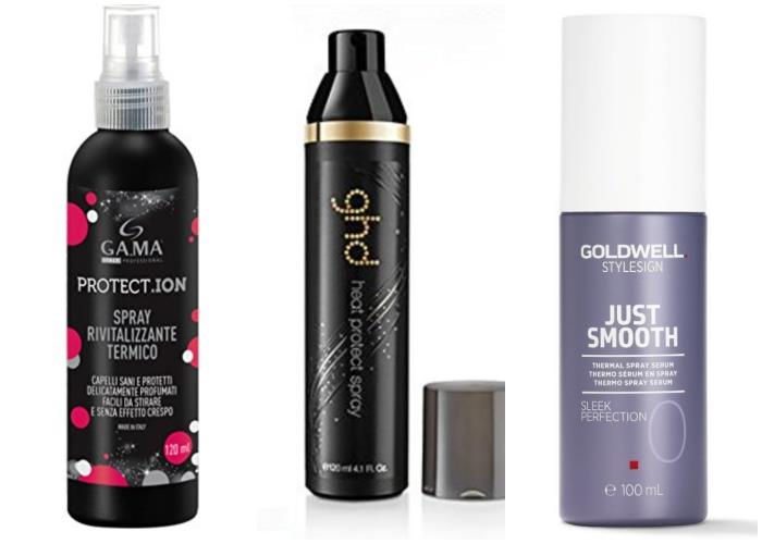Spray termoprotettori per capelli rossi e non solo: tre consigli. Tre spray termoprotettori.