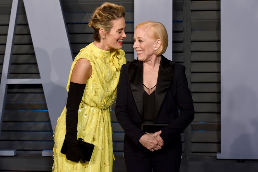 Sarah Paulson e Holland Taylor Sarah Paulson con la compagna Holland Taylor