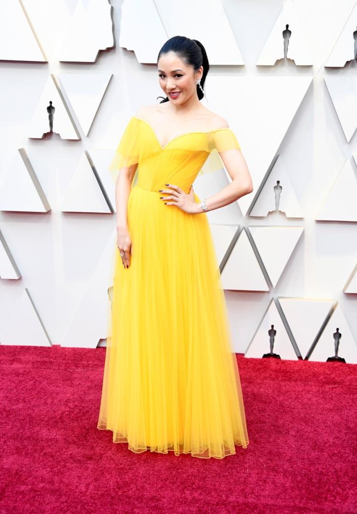 Constance Wu Constance Wu sul red carpet degli Oscra
