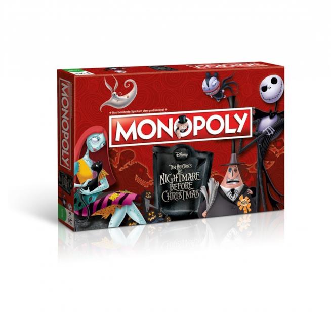 Monopoly Nightmare Before Christmas La versione di Monopoli ispirata al film Nightmare Before Christmas