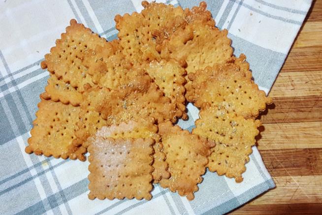 Cracker di ceci Biscottini croccanti