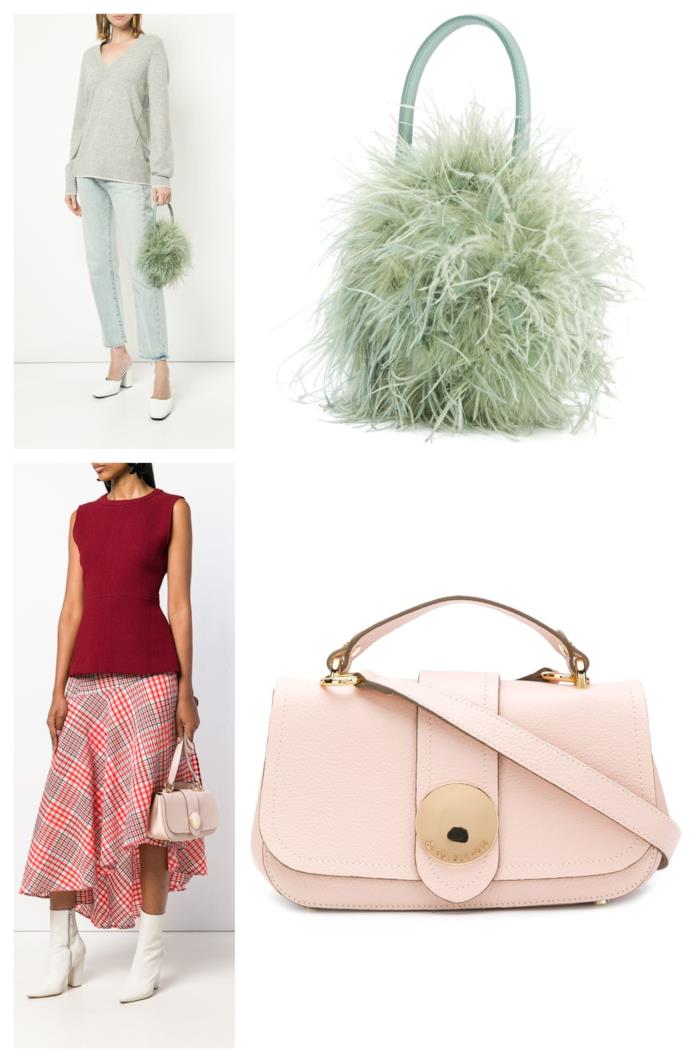 Mini bag nei colori pastello di tendenza per l'autunno inverno 2018-19 Borse piccole nelle nuance pastello di moda per l'A/I 2018-19