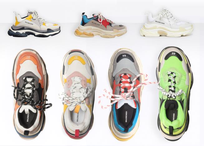 Balenciaga Triple S: le sneakers di tendenza per l'autunno 2018 Balenciaga Triple S: le sneakers di tendenza per l'autunno 2018